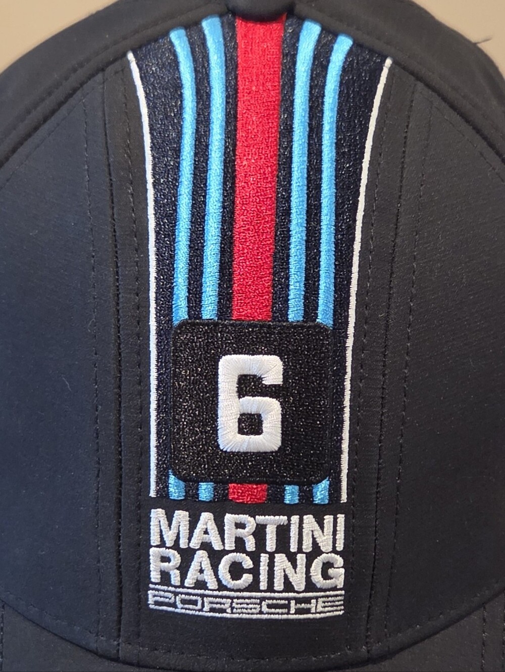 Porsche 936 Spyder Martini Racing Team #6 Strapback Performance Hat - OSFA - Picture 4 of 11